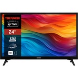 Telefunken XH24TO550S, LED-tv Sort