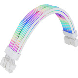 Thermaltake Mod ARGB Snow Cable 8Pin, Kabelstyring Hvid