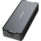 Verbatim CDS-15 Ledningsført USB 3.2 Gen 1 (3.1 Gen 1) Type-C Sort, Grå, Docking station aluminium/Sort, Ledningsført, USB 3.2 Gen 1 (3.1 Gen 1) Type-C, 100 W, 3,5 mm, 1000 Mbit/s, Sort, Grå