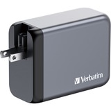 Verbatim GNC-200 Universel Sort, Grå Vekselstrøm Hurtig opladning Indendørs, Oplader grå, Indendørs, Vekselstrøm, 21 V, Sort, Grå