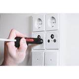 Wiha Afisolerings- og monteringsværktøj til koaksialkabel med F-stik, Stripping /skraldeværktøj Sort/Rød