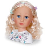 ZAPF Creation BABY born Stylinghoved til maling og frisering, Make-up og frisør hoved 