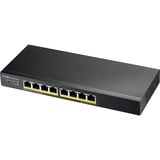 Zyxel GS1915-8EP Administreret L2 Gigabit Ethernet (10/100/1000) Strøm over Ethernet (PoE) Sort, Switch Administreret, L2, Gigabit Ethernet (10/100/1000), Fuld duplex, Strøm over Ethernet (PoE)