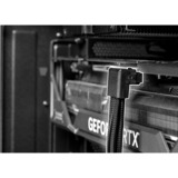 be quiet! 12V-2x6 / 12VHPWR 90° Cable PCI-E 0,7 m, Kabel Sort, 0,7 m, 12V-2x6, 12VHPWR, Hanstik, Hanstik, Lige