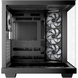 be quiet! Light Base 500 LX Black Midi Tower Sort, Towerkabinet Sort, Midi Tower, PC, Sort, ATX, micro ATX, Mini-ITX, Acrylonitrilbutadienstyren, Glas, Stål, Spil