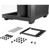 be quiet! Light Base 500 LX Black Midi Tower Sort, Towerkabinet Sort, Midi Tower, PC, Sort, ATX, micro ATX, Mini-ITX, Acrylonitrilbutadienstyren, Glas, Stål, Spil