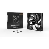 be quiet! Pure Wings 3 140mm PWM, Sag fan Sort