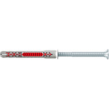 fischer Langskaftet rawlplug DuoXpand 8x80 T, Dyvel Lys grå/Rød