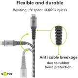 goobay 49267, Kabel grå/Sølv