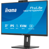 iiyama ProLite XB2797QSNPH-B1, LED-skærm Sort (mat), 68,6 cm (27"), 2560 x 1440 pixel, Quad HD, Sort