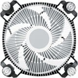 ARCTIC Alpine 17 Processor Luftkøler 9,2 cm Sort, Sølv 1 stk, CPU køler Sort/Hvid, Luftkøler, 9,2 cm, 100 rpm, 2000 rpm, 0,3 blæser, Sort, Sølv