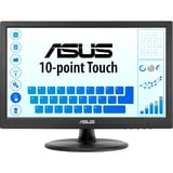 ASUS VT169HE, LED-skærm Sort