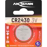 Ansmann Lithium CR 2430, 3 V Battery Engangsbatteri Lithium-Ion (Li-Ion) Sølv, 3 V Battery, Engangsbatteri, Lithium-Ion (Li-Ion), 3 V, 1 stk, CR 2430