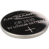 Ansmann Lithium CR 2430, 3 V Battery Engangsbatteri Lithium-Ion (Li-Ion) Sølv, 3 V Battery, Engangsbatteri, Lithium-Ion (Li-Ion), 3 V, 1 stk, CR 2430