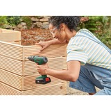 Bosch Batteridrevet slagboremaskineskruetrækker EasyImpact 18V-40, Bore-/ skruemaskine Grøn/Sort