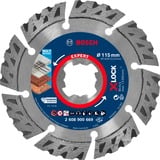 Bosch EXPERT MULTIMATERIAL X-LOCK Skæreskive Skæreskive, Mursten, Sten, Beton, Hård beton, 11,5 cm, Bosch, 2,22 cm, 2,4 mm