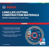 Bosch EXPERT MULTIMATERIAL X-LOCK Skæreskive Skæreskive, Mursten, Sten, Beton, Hård beton, 11,5 cm, Bosch, 2,22 cm, 2,4 mm