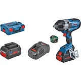 Bosch GDS 18V-1000 C Professional 1750 rpm Sort, Blå, Schlagskruemaskine Blå/Sort, Slagnøgle, Pistolhåndtag, 1/2", Sort, Blå, 1750 rpm, 1300 rpm