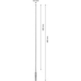 Bosch SDS plus-7X 1 stk, Boremaskine Borehammer, 5 mm, 465 mm, Mursten, Beton, Hård beton, Naturlig sten, Sandsten, Sten, 40 cm, SDS-plus