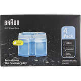Braun CCR4 Rengøringspatron Rengøringspatron, Blå, Braun, Braun Clean&Charge, Box, 4 stk