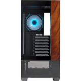 Cooler Master Elite 690 Wood, Towerkabinet Sort/træ