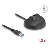 DeLOCK Magnetisk fod USB-A 5 Gbps dockingkabel Sort