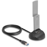 DeLOCK Magnetisk fod USB-A 5 Gbps dockingkabel Sort