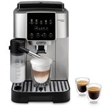 DeLonghi 0132217144, Kaffe/Espresso Automat Sølv/Sort