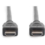 Digitus AK-330124-050-S, Kabel Sort