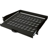 Digitus DN-19-TRAY-2-450-SW tilbehør til rack Stativhylde, Det nederste rum Sort, Stativhylde, Sort, Stål, 30 kg, 2U, Tyrkiet