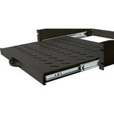 Digitus DN-19-TRAY-2-450-SW tilbehør til rack Stativhylde, Det nederste rum Sort, Stativhylde, Sort, Stål, 30 kg, 2U, Tyrkiet