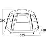 Easy Camp Sandland Yurt 120486, Telt Brown