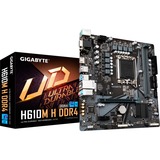 GIGABYTE H610M H DDR4 bundkort Intel H610 Express LGA 1700 micro ATX Intel, LGA 1700, Intel® Celeron®, Intel® Core™ i3, Intel® Core™ i5, Intel® Core™ i7, Intel® Core™ i9,..., LGA 1700, DDR4-SDRAM, 64 GB