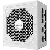 GIGABYTE UD850GM PG5W enhed til strømforsyning 850 W 20+4 pin ATX ATX Sort, PC strømforsyning Hvid, 850 W, 100 - 240 V, 50/60 Hz, 12 A, Aktiv, 105 W