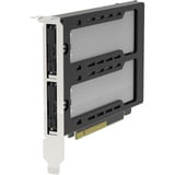 Icy Dock ExpressSlot Elite MB842MP-B, Interface card Sort/Sølv