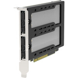 Icy Dock MB842M5P-B, Interface card Sort/Sølv