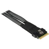 Inter-Tech Kabel SFF 8654-8i > 2x SFF 8654-4i Sort