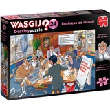 Jumbo Destiny 24 1000pcs, Puslespil Wasgij Destiny 24 1000pcs, 1000 stk, Tegnefilm, 12 År