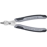 KNIPEX 78 03 125 ESD Side-cutting pliers tang, Elektronik tænger grå, Side-cutting pliers, Rustfrit Stål, Stål, Plastik, Sort/grå, 12,5 cm, 55 g