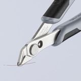 KNIPEX 78 03 125 ESD Side-cutting pliers tang, Elektronik tænger grå, Side-cutting pliers, Rustfrit Stål, Stål, Plastik, Sort/grå, 12,5 cm, 55 g