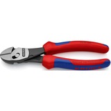 KNIPEX TwinForce Diagonale horisontale tænger, Skære tang Rød/Blå, Diagonale horisontale tænger, Krom-vanadium-stål, Plastik, Blå/rød, 18 cm, 280 g