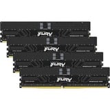 Kingston FURY FURY 128GB 5600MT/s DDR5 ECC Reg CL36 DIMM (sæt med 4) Renegade Pro XMP, Hukommelse Sort, 128 GB, 4 x 32 GB, DDR5, 288-pin DIMM, Sort