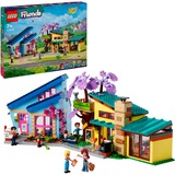 LEGO Friends Olly og Paisleys huse, Bygge legetøj Byggesæt, 7 År, Plast, 1126 stk, 1,84 kg
