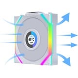 Lian Li UNI FAN SL120 LCD Wireless, Sag fan Hvid