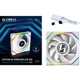 Lian Li UNI FAN SL120 LCD Wireless, Sag fan Hvid