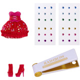 MGA Entertainment Rainbow High Be Dazzling Fashion Dolls - Vivienne Rouge, Dukke 