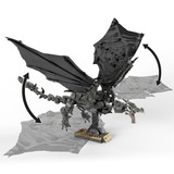 Mattel MEGA Skyrim Alduin the World Eater, Bygge legetøj Byggesæt, 17 År, Plast, 619 stk, 888,1 g