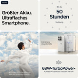 Motorola edge 70 512GB, Mobiltelefon Lys grå