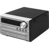 Panasonic SC-PM254EG-S stereoanlæg Home audio micro system Sølv, Kompakt system Sølv, Home audio micro system, Sølv, 1-vejs, DAB+, Strøm, 0,2 W