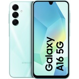 Samsung Galaxy A16 5G 17 cm (6.7") Dual SIM Android 14 USB Type-C 4 GB 128 GB 5000 mAh Grøn, Mobiltelefon lysegrøn, 17 cm (6.7"), 4 GB, 128 GB, 50 MP, Android 14, Grøn